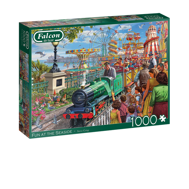 Falcon Fun at the Seaside Puzzel 1000 Stukjes