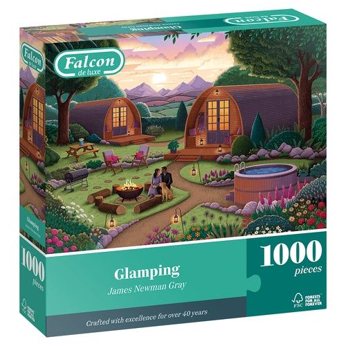Falcon Glamping Puzzel 1000 Stukjes