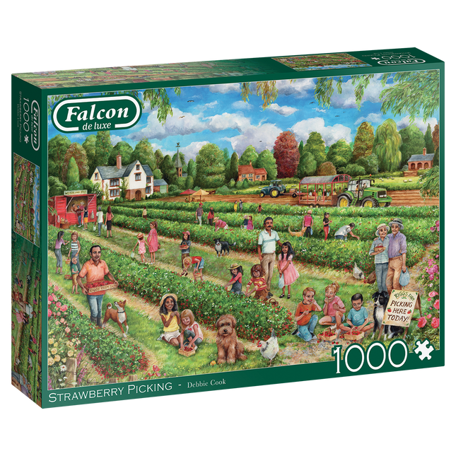 Falcon Strawberry Picking Puzzel 1000 Stukjes