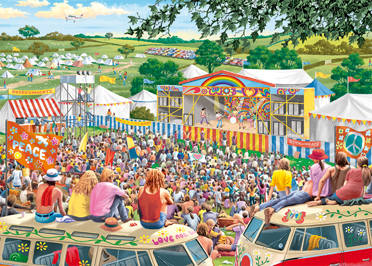 Falcon Summer Music Festival Puzzel 1000 Stukjes
