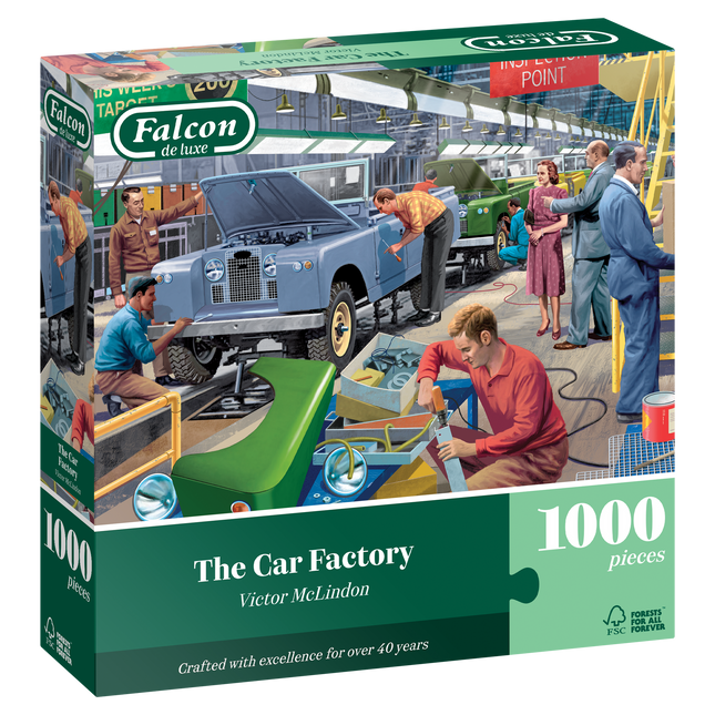 Falcon The Car Factory Puzzel 1000 stukjes