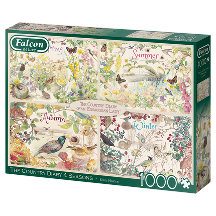 Falcon The Country Diary 4 Seasons Puzzel 1000 Stukjes