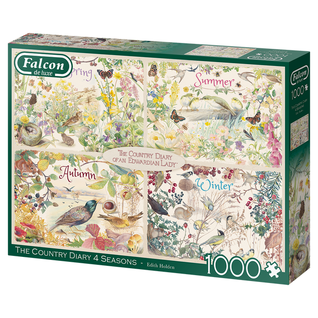 Falcon The Country Diary 4 Seasons Puzzel 1000 Stukjes