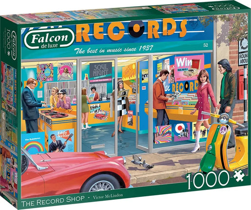 Falcon The Record Shop Puzzel 1000 Stukjes