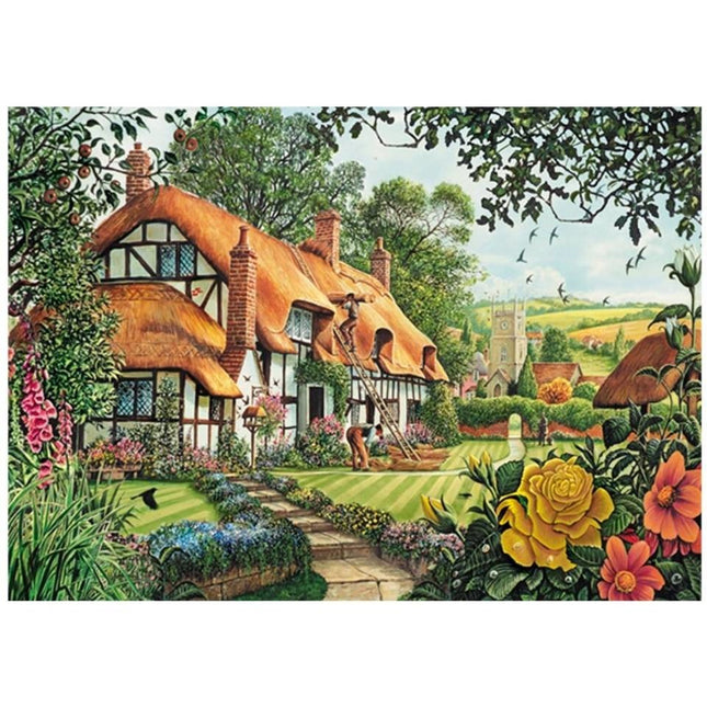 Falcon The Woodland Cottage Puzzel 2x 1000 Stukjes