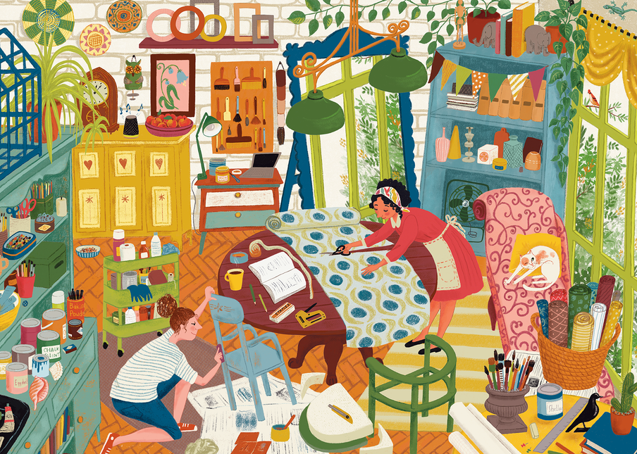 Falcon Upcycling Workshop Puzzel 1000 stukjes