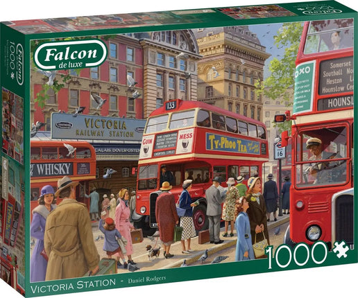 Falcon Victoria Station Puzzel 1000 Stukjes
