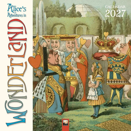 Flame Tree Alice in Wonderland Kalender 2027
