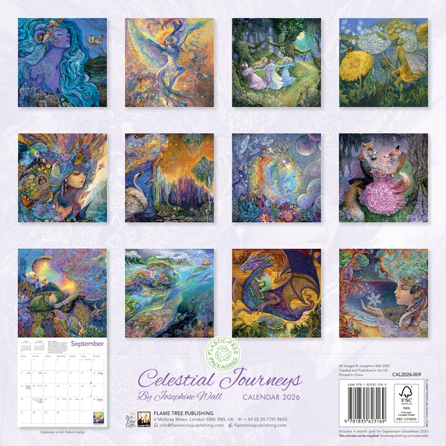 Flame Tree Celestial Journeys Kalender 2026