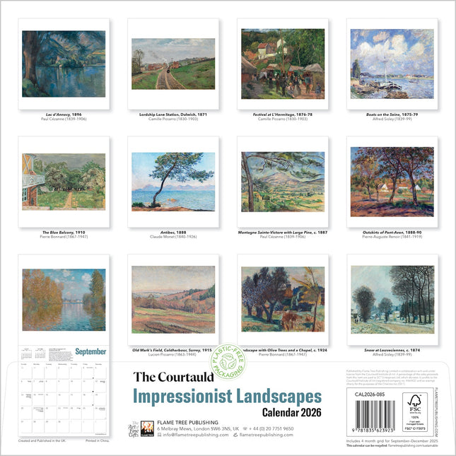 Flame Tree The Courtauld: Impressionist Landscapes Kalender 2026