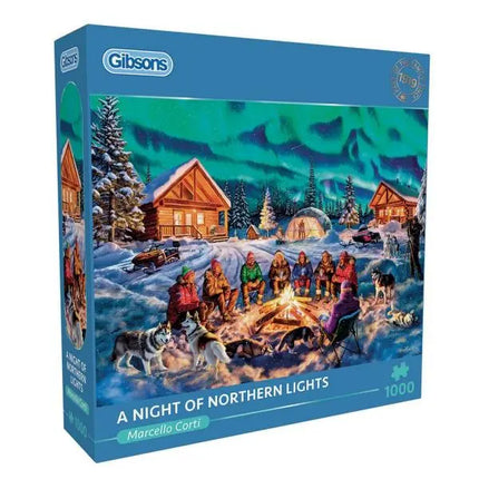 Gibsons A Night of Northern Lights Puzzel 1000 Stukjes