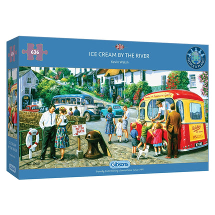 Gibsons Ice Cream by the River Puzzel 636 Stukjes