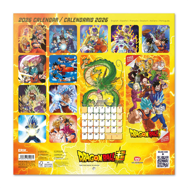 Grupo Dragon Ball Z Kalender 2026