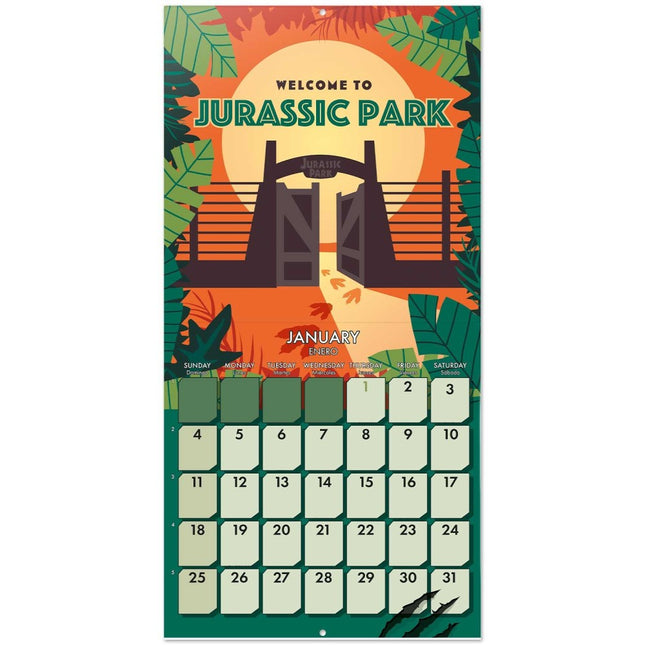 Grupo Jurrasic Park Kalender 2026
