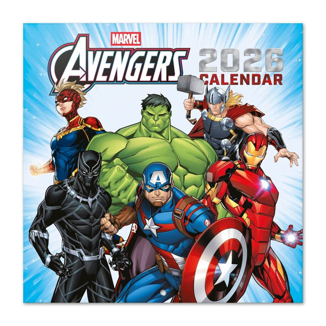 Grupo Marvel Avengers Kalender 2026