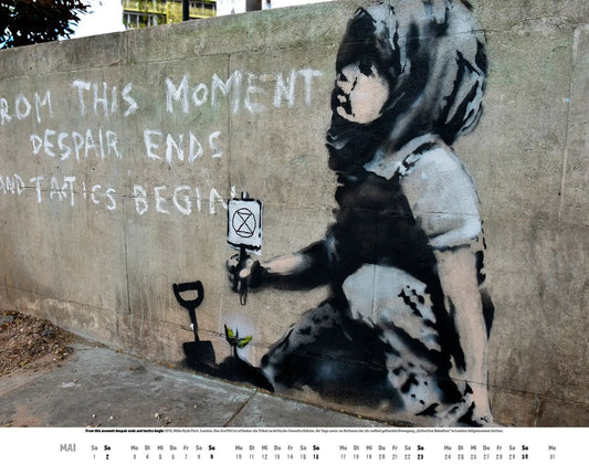 HEEL Banksy Kalender Groot 2027
