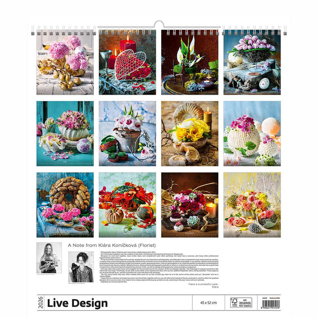 Helma Levendig Design Kalender 2026