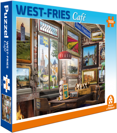 House of Holland West Fries Café Puzzel 1000 Stukjes