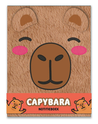 Inter-Stat Capybara Pluche Notitieboek A5
