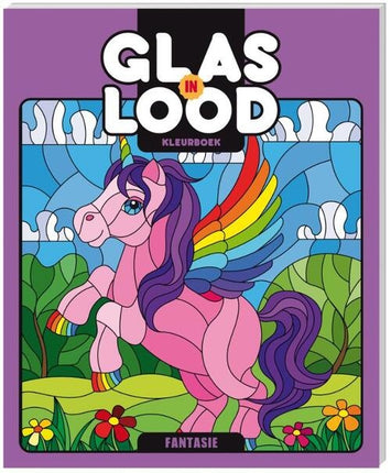 Inter-Stat Glas-in-lood kleurboek Fantasie