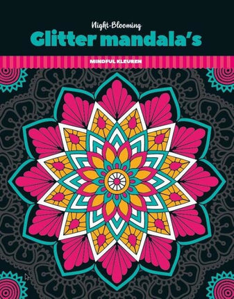 Inter-Stat Glitterkleurboek Mandala - Night Blooming
