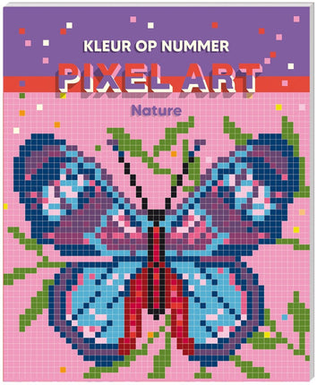 Inter-Stat Kleurenboek op nummer Pixel Art - Nature
