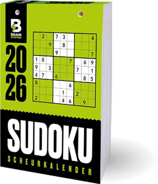 Inter-Stat Sudoku Scheurkalender 2026
