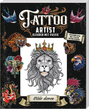 Inter-Stat Tattoo Artist Dieren Kleurboek
