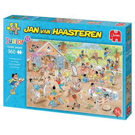 Jan van Haasteren De Manege - Jan van Haasteren Junior Puzzel 360 Stukjes