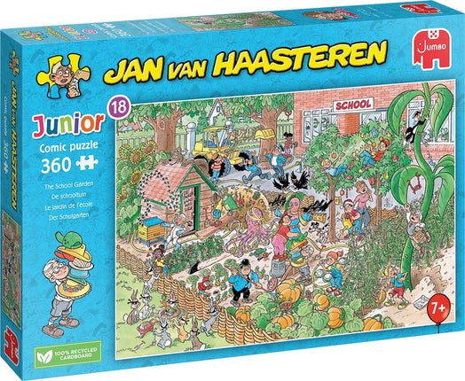 Jan van Haasteren De Schooltuin - Jan van Haasteren Junior Puzzel 360 Stukjes