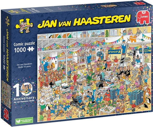 Jan van Haasteren Jan van Haasteren - 10 jaar Jan van Haasteren Studio Puzzel 1000 Stukjes