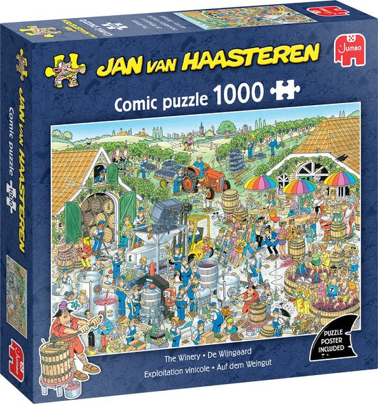 Jan van Haasteren Jan van Haasteren – De Wijngaard Puzzel 1000 Stukjes