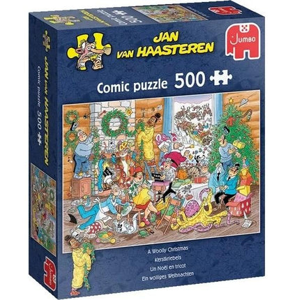 Jan van Haasteren Jan van Haasteren - Kerstkriebels Puzzel 500 Stukjes
