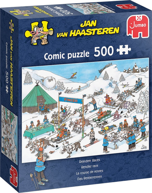 Jan van Haasteren Jan van Haasteren - Rendier Race Puzzel 500 Stukjes