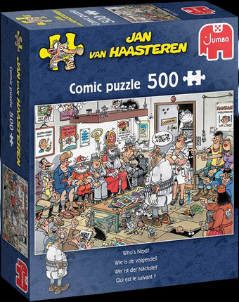 Jan van Haasteren Jan van Haasteren - Wie is de Volgende? Puzzel 500 Stukjes