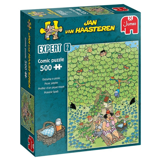 Jan van Haasteren Picknick Plezier - Jan van Haasteren Expert Puzzel  500 Stukjes