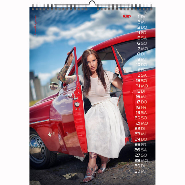 Jens Oldtimer en Girls Kalender 2026 A3