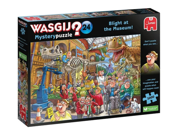 Jumbo Wasgij Mystery 24 Paniek in het Museum Puzzel 1000 stukjes