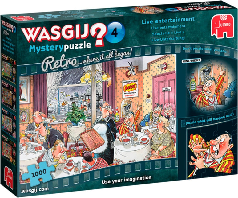 Jumbo Wasgij Mystery 4 Live Entertainment Puzzel 1000 stukjes