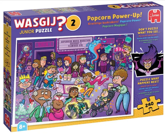 Jumbo Wasgij Puzzel Junior 2 – Krachtige Kaskrakers! 240 Stukjes