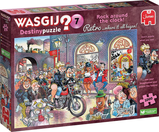 Jumbo Wasgij Retro Destiny 7 Rock around the Clock Puzzel 1000 stukjes