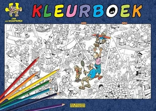kalenderwinkel Jan van Haasteren Kleurboek