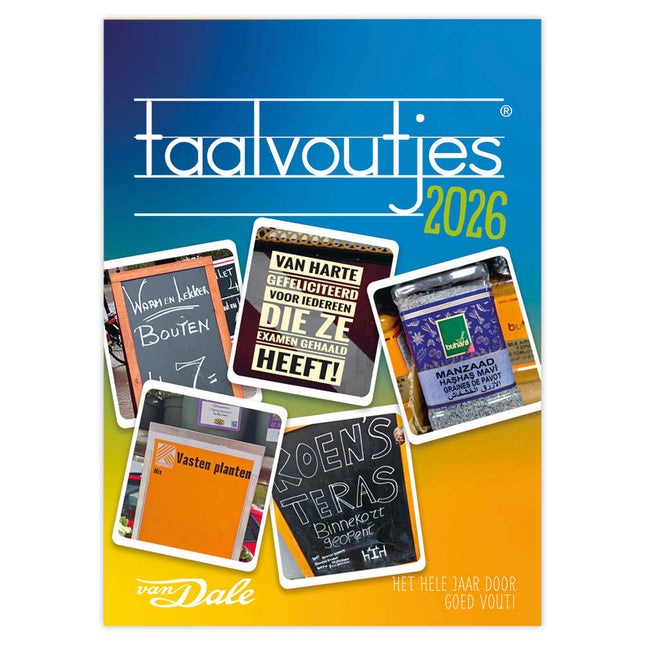 kalenderwinkel Taalvoutjes Scheurkalender 2026