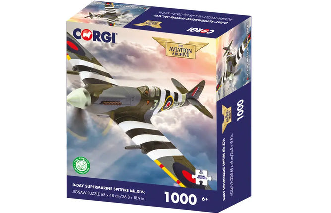 Kidicraft D-Day Supermarine Spitfire Mk.XIVc Puzzel 1000 Stukjes