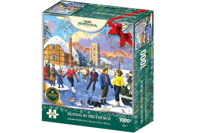 Kidicraft Skating By The Church Puzzel 1000 Stukjes
