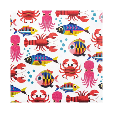 Kitsch Kitchen Kitsch Kitchen Servetten Sealife