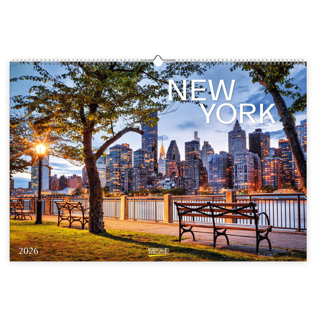 Korsch Verlag New York Kalender 2026 Panorama