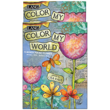 LANG Color my World Pocket Agenda 2026