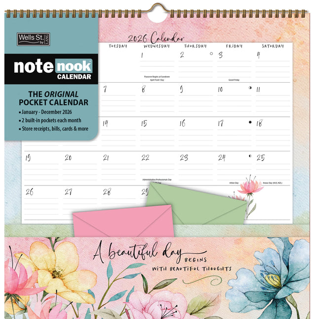 LANG Country Pleasures Note Nook Kalender 2026