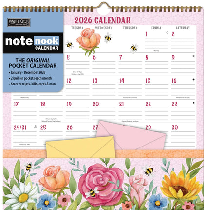 LANG Folk Song Pocket Note Nook Kalender 2026